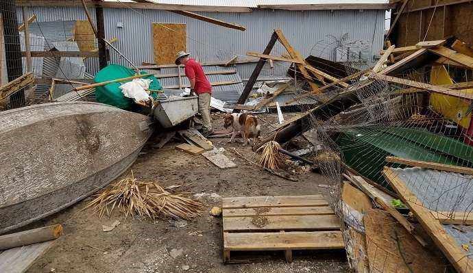 Port-Aransas-Farley-Boat-Works-after-Hurricane-Harvey-690x399 Port Aransas Farley Boat Works damaged by hurricane